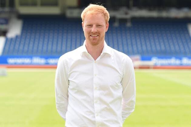 Football 3 League Portrait Date 2018 2019 VfL Osnabrück on 10 07 2018 at the Bremen Bridge in Osnabrück Sports Director Benjamin Schmedes VfL Osnabrueck MT