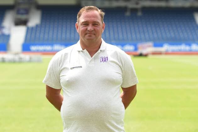 Football 3 League Portrait Date 2018 2019 VfL Osnabrück on 10 07 2018 at the Bremen Bridge in Osnabrück. Kit Manager Mario Richter VfL Osnabrueck MT