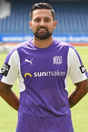 Football 3 League Portrait Date 2018 2019 VfL Osnabrück on 10 07 2018 at the Bremen Bridge in Osnabrück Marcos Alvarez VfL Osnabrueck MT