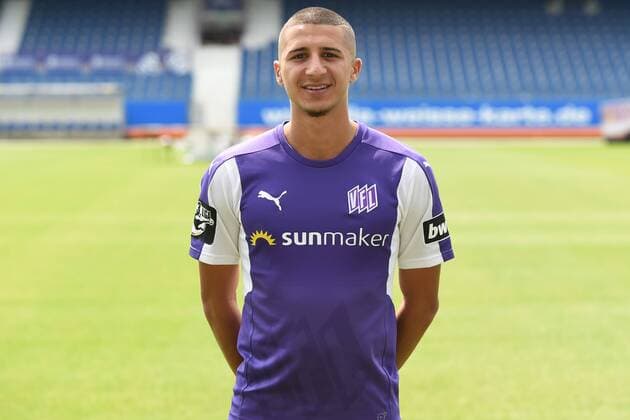 Football 3 League Portrait Date 2018 2019 VfL Osnabrück on 10 07 2018 at the Bremen Bridge in Osnabrück Anas Ouahim VfL Osnabrueck MT