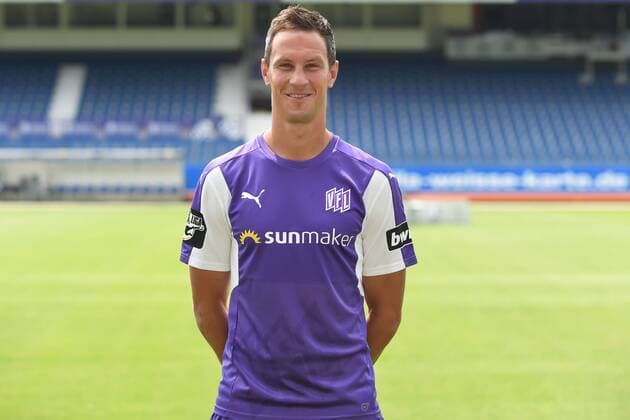 Football 3 League Portrait Date 2018 2019 VfL Osnabrück on 10 07 2018 at the Bremen Bridge in Osnabrück Tim Danneberg VfL Osnabrueck MT