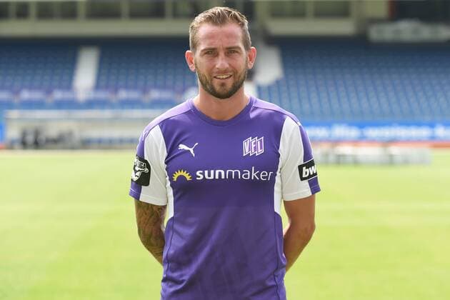 Football 3 League Portrait Date 2018 2019 VfL Osnabrück on 10 07 2018 at the Bremen Bridge in Osnabrück Marc Heider VfL Osnabrueck MT