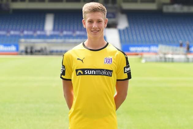 Football 3 League Portrait Date 2018 2019 VfL Osnabrück on 10 07 2018 at the Bremen Bridge in Osnabrück Goalkeeper Laurenz Beckemeyer VfL Osnabrueck MT
