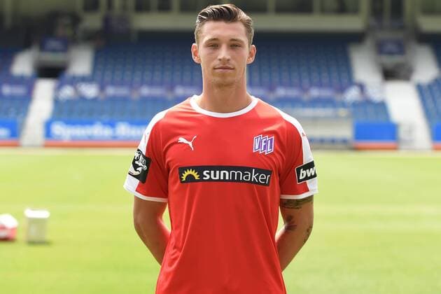 Football 3 League Portrait Date 2018 2019 VfL Osnabrück on 10 07 2018 at the Bremen Bridge in Osnabrück Goalkeeper Nils KoÌrber Koerber VfL Osnabrueck MT