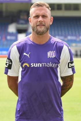 Football 3 League Portrait Date 2018 2019 VfL Osnabrück on 10 07 2018 at the Bremen Bridge in Osnabrück Felix Schiller VfL Osnabrueck MT