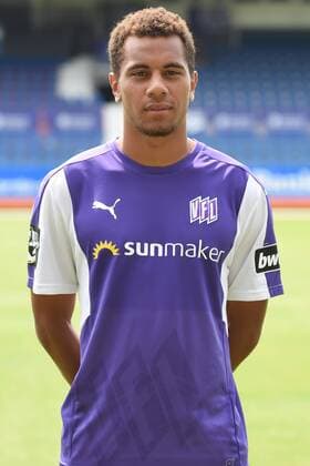 Football 3 League Portrait Date 2018 2019 VfL Osnabrück on 10 07 2018 at the Bremen Bridge in Osnabrück Etienne Amenyido VfL Osnabrueck MT
