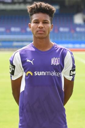 Football 3 League Portrait Date 2018 2019 VfL Osnabrück on 10 07 2018 at the Bremen Bridge in Osnabrück Felix Agu VfL Osnabrueck MT