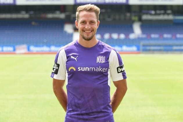 Football 3 League Portrait Date 2018 2019 VfL Osnabrück on 10 07 2018 at the Bremen Bridge in Osnabrück Ulrich Taffertshofer VfL Osnabrueck MT
