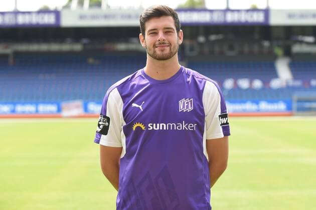 Football 3 League Portrait Date 2018 2019 VfL Osnabrück on 10 07 2018 at the Bremen Bridge in Osnabrück Luca Pfeiffer VfL Osnabrueck MT