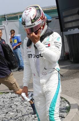 Failure Lewis Hamilton Mercedes Grand Prix Formula 1 GP Germany at Hockenheim 21 07 2018 Photo mspb Thomas Melzer Retirement Lewis Hamilton Formula 1 GP Germany 2018