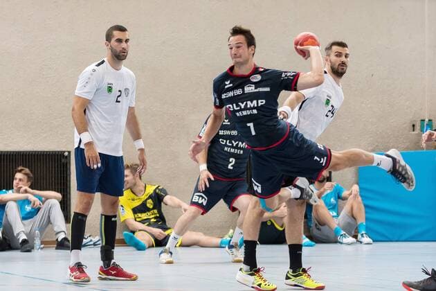 Dominik Claus SG BBM Bietigheim 07 SG BBM Bietigheim vs Tatabanya KC 53 Esslinger Marktplatz Tournament Reichstadt Cup 2018 Handballl DKB Men 1 Bundesliga Season 18 19 GER 21 07 2018 SG BBM Bietigheim vs Tatabanya KC 53 Esslinger Marktplatz Tournament Reichstadt Cup 2018 Handballl DKB Men 1 Bundesliga Season 18 19 GER 21 07 2018 Esslingen Copyright: xEIBNER WolfgangxFrankx EP_WFK