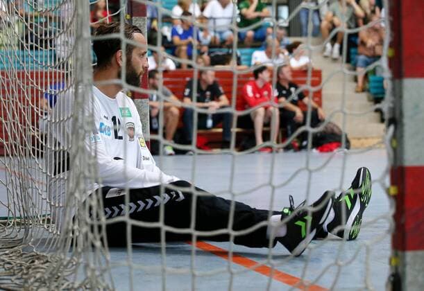 21 07 2018 Germany Esslingen Handball Marketplace Tournament Esslingen 2018 Füchse Berlin vs VfL Gummersbach Silvio Heinevetter Füchse