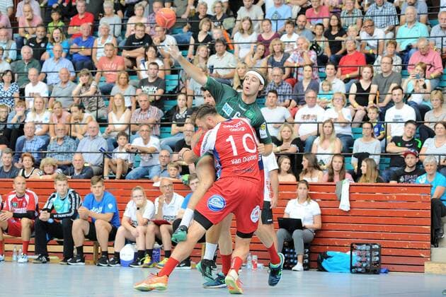 TBV Lemgo 10 handball men preparation tournament Esslinger Markplatzturniers final 21 07 2018 Photo TBaur Eibner Fuechse Berlin vs TBV Lemgo Esslingen Copyright: xEIBNER TobiasxBaurx EP_TBR