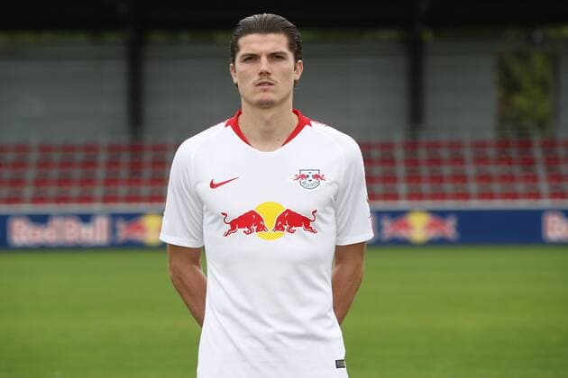 RB Leipzig Football Season 2018 19 Marcel Sabitzer RasenBallsport Leipzig Soccer 1 Bundesliga Portrait date 2018 2019 Leipzig 21 07 2018