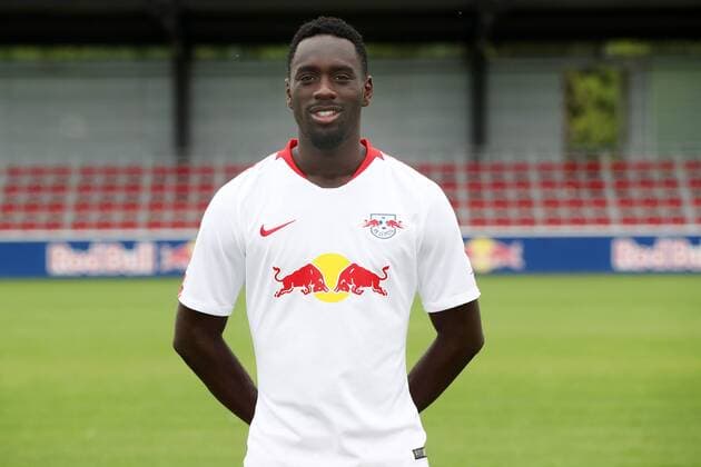 RB Leipzig Football Season 2018 19 Jean Kevin Augustin RasenBallsport Leipzig Soccer 1 Bundesliga Portrait date 2018 2019 Leipzig 21 07 2018