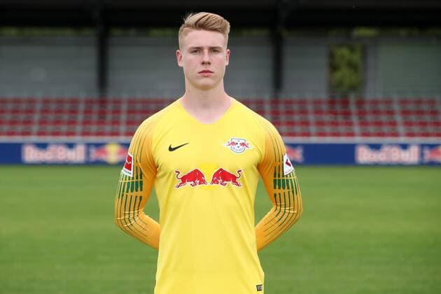RB Leipzig Football Season 2018 19 Goalkeeper Julian Krahl RasenBallsport Leipzig Soccer 1 Bundesliga Portrait date 2018 2019 Leipzig 21 07 2018