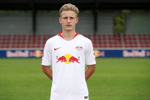 RB Leipzig Football Season 2018 19 Max Winter RasenBallsport Leipzig Soccer 1 Bundesliga Portrait date 2018 2019 Leipzig 21 07 2018