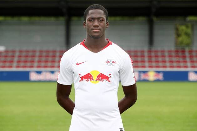 RB Leipzig Football Season 2018 19 Ibrahima Konate RasenBallsport Leipzig Soccer 1 Bundesliga Portrait date 2018 2019 Leipzig 21 07 2018