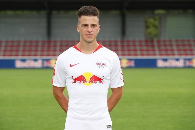 RB Leipzig Football Season 2018 19 Diego Demme RasenBallsport Leipzig Soccer 1 Bundesliga Portrait date 2018 2019 Leipzig 21 07 2018