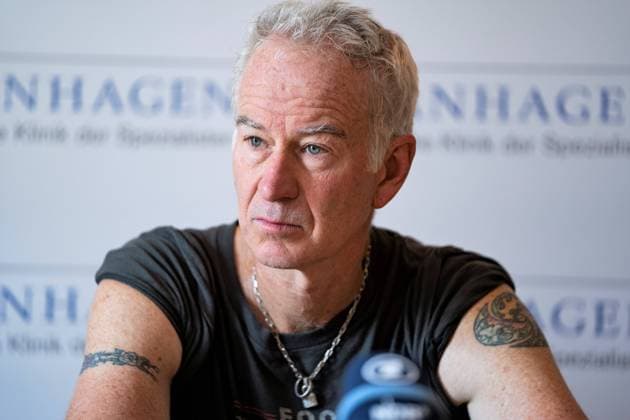 ATP Tennis Herren Turnier German Open Tennis Championships 2018 in Hamburg Pressegespräch mit John McEnroe ATP Turnier German Open Tennis Championships 2018 in Hamburg Pressegespräch mit John McEnroe, *** ATP Tournament German Open Tennis Championships 2018 in Hamburg Press Conference with John McEnroe ATP Tournament German Open Tennis Championships 2018 in Hamburg Press Conference with John McEnroe