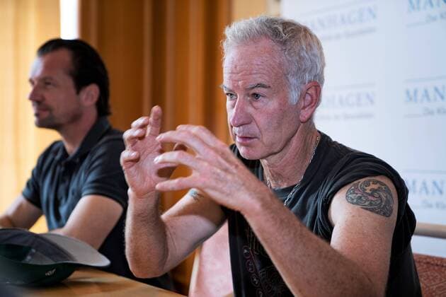 ATP Tournament German Open Tennis Championships 2018 in Hamburg Press Conference with John McEnroe ATP Tournament German Open Tennis Championships 2018 in Hamburg Press Conference with John McEnroe