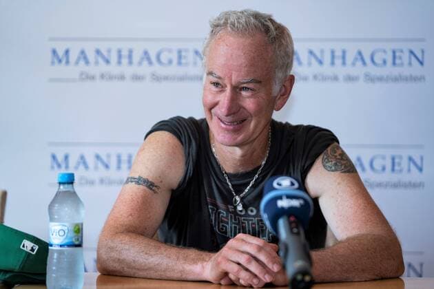 ATP Tournament German Open Tennis Championships 2018 in Hamburg Press Conference with John McEnroe ATP Tournament German Open Tennis Championships 2018 in Hamburg Press Conference with John McEnroe