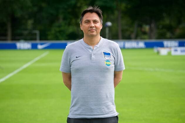 David del Mel Physiotherapist Hertha BSC Berlin 1 BL DFL Portrait date 2018 2019