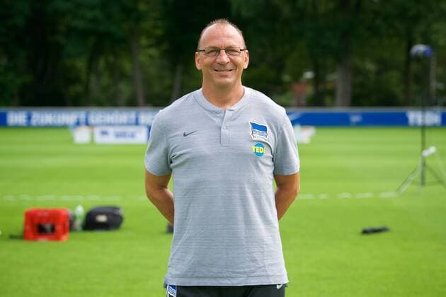 Andreas Thom Individual trainer Hertha BSC Berlin 1 BL DFL Portrait date 2018 2019