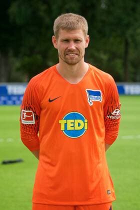 Thomas Kraft Hertha BSC Berlin 1 BL DFL Portrait Date 2018 2019