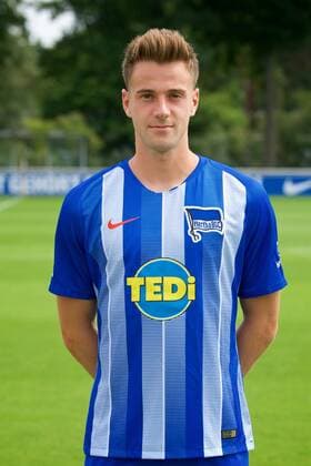 Lukas Klüntter Hertha BSC Berlin 1 BL DFL Portrait date 2018 2019