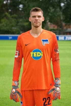 Rune Jarstein Hertha BSC Berlin 1 BL DFL Portrait Date 2018 2019