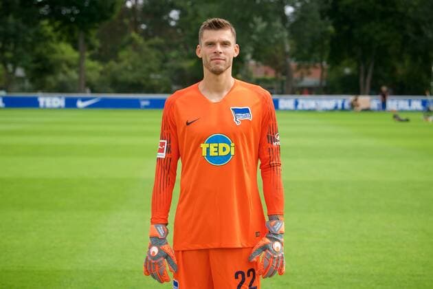 Rune Jarstein Hertha BSC Berlin 1 BL DFL Portrait Date 2018 2019