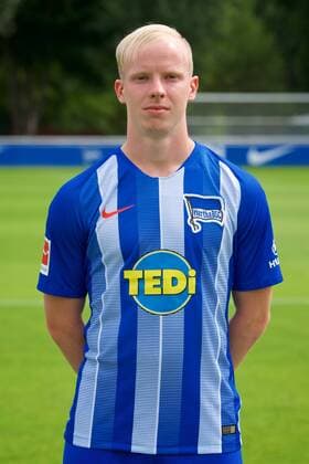 Dennis Jastrzembski Hertha BSC Berlin 1 BL DFL Portrait Date 2018 2019