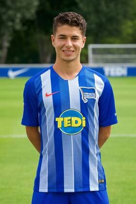Maurice Covic Hertha BSC Berlin 1 BL DFL Portrait Date 2018 2019