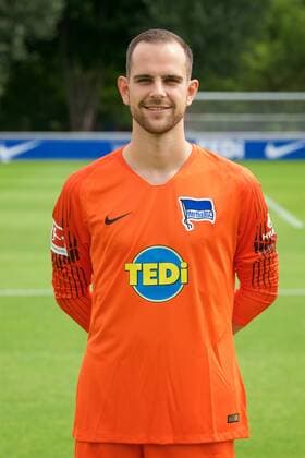 Marius Gersbeck Hertha BSC Berlin 1 BL DFL Portrait Date 2018 2019