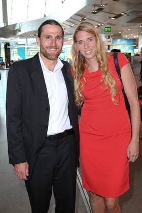 Faris Al Sultan with wife Ina Al Sultan Bavarian Sports Award 2018 in the BMW Welt in Munich on 21 07 2018