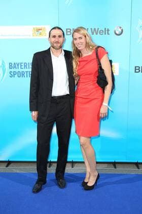 Faris Al Sultan with wife Ina Al Sultan Bavarian Sports Award 2018 in the BMW Welt in Munich on 21 07 2018