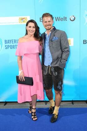 Joerg Koch Sky and Birgit Noessing Sky Bavarian Sports Award 2018 in the BMW Welt in Munich on 21 07 2018