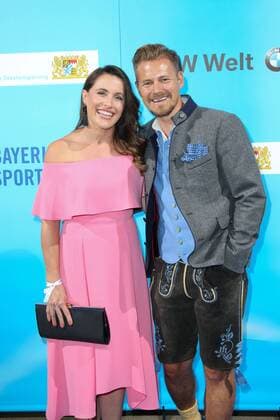 Joerg Koch Sky and Birgit Noessing Sky Bavarian Sports Award 2018 in the BMW Welt in Munich on 21 07 2018
