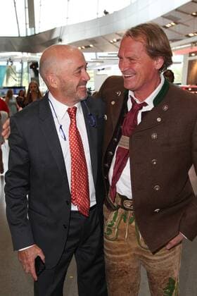 Christian Neureuther and Markus Wasmeier Bavarian Sports Award 2018 in the BMW Welt in Munich on 21 07 2018