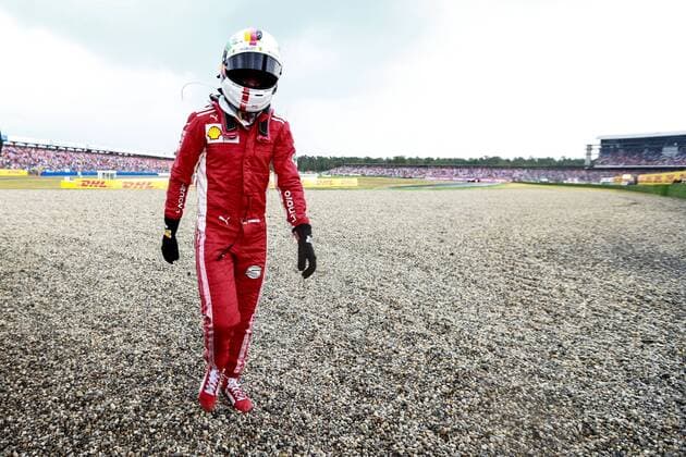 Motorsports: FIA Formula One World Championship WM Weltmeisterschaft 2018, Grand Prix of Germany, 5 Sebastian Vettel (GER, Scuderia Ferrari), Hockenheim Germany