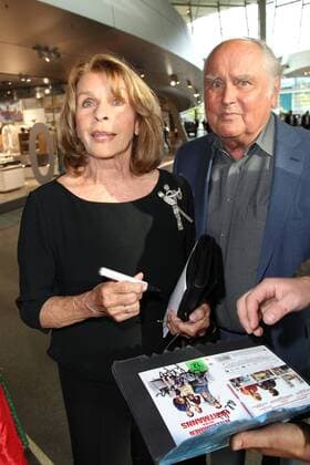 Senta Berger with husband Michael Verhoeven Bavarian Sports Award 2018 in the BMW World in Munich on 21 07 2018