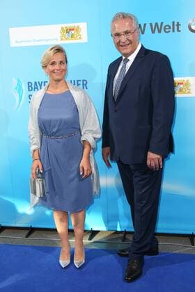 Verena Bentele and Joachim Herrmann Bavarian Sports Award 2018 in the BMW Welt in Munich on 21 07 2018