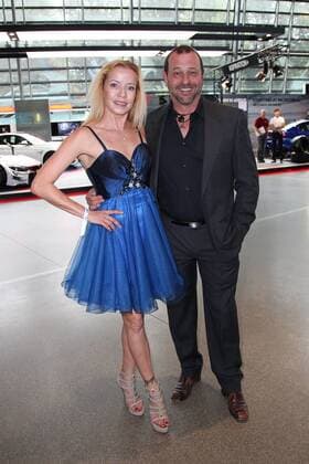 Michel Guillaume with wife Georgia Bavarian Sports Award 2018 in the BMW Welt in Munich on 21 07 2018