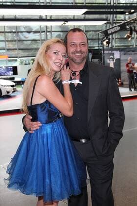 Michel Guillaume with wife Georgia Bavarian Sports Award 2018 in the BMW Welt in Munich on 21 07 2018