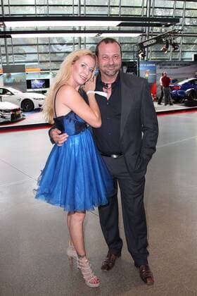 Michel Guillaume with wife Georgia Bavarian Sports Award 2018 in the BMW Welt in Munich on 21 07 2018