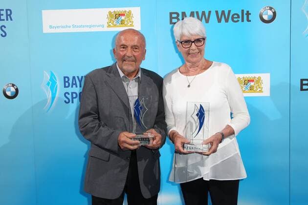 Klaus Wolfermann Heide Ecker Rosendahl Bavarian Sports Award 2018 in the BMW Welt in Munich on 21 07 2018