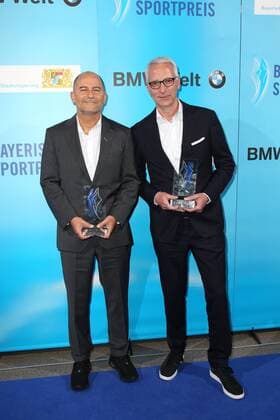 Michael Laemmermann and Roland Auschel Bavarian Sports Award 2018 in the BMW World in Munich on 21 07 2018