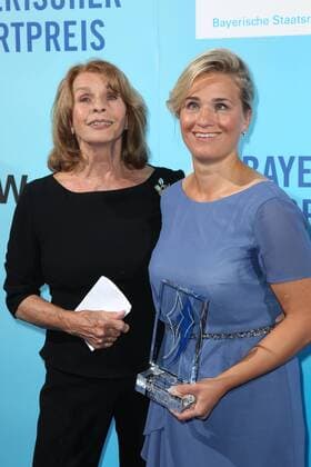 Senta Berger and Verena Bentele Bavarian Sports Award 2018 in the BMW Welt in Munich on 21 07 2018