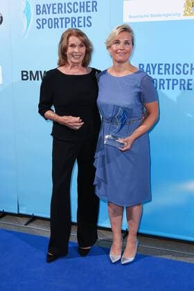 Senta Berger and Verena Bentele Bavarian Sports Award 2018 in the BMW Welt in Munich on 21 07 2018